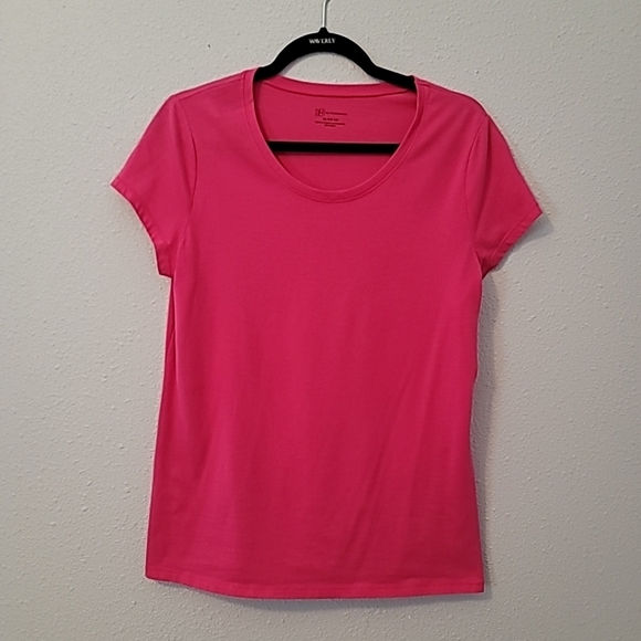 NOBO Fuscia Pink Scoop Neck T-Shirt Sz XL (15-17) - Picture 6 of 10